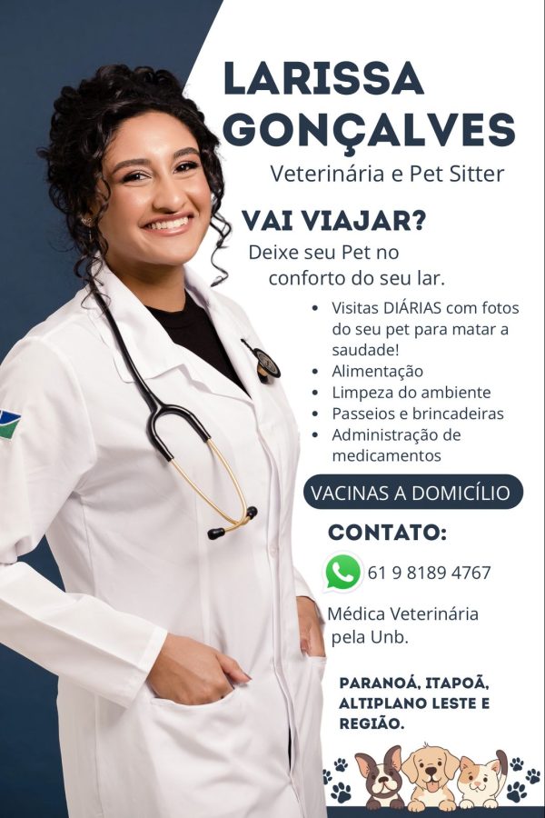 Pet Sitter e veterinária Larissa