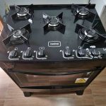 Fogão Realce 5 Bocas – Mesa/Tampo de Vidro