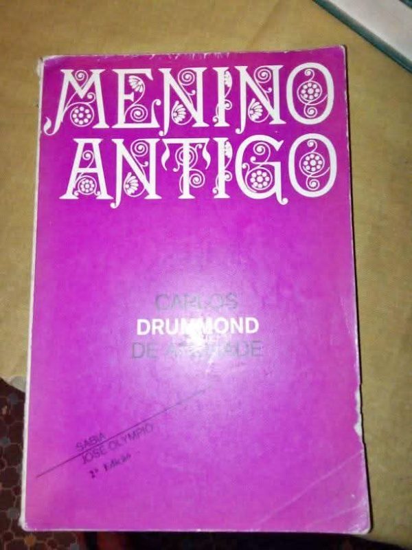 Livro autografado Carlos Drummond