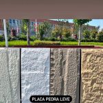 Placa pedra leve