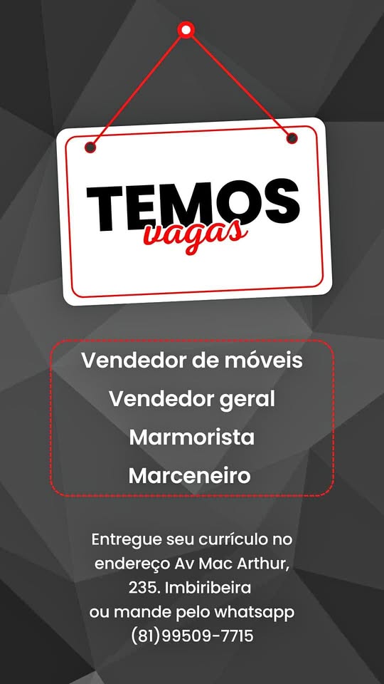 Vaga de emprego