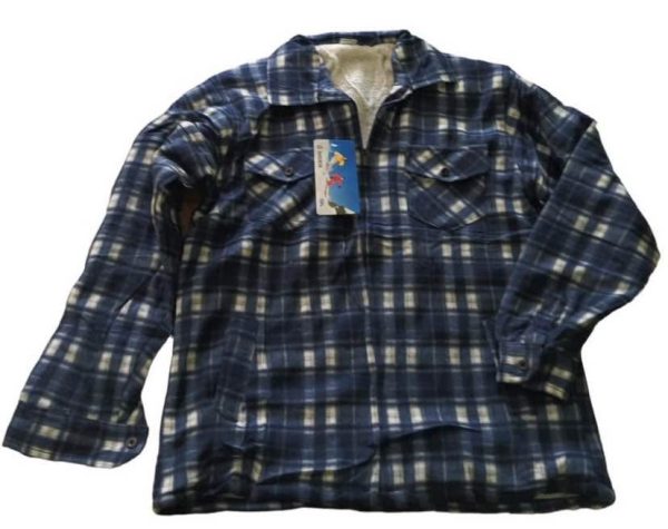 Jaqueta Flanelada Xadrez Masculina com Forro Peluciado