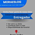 Vaga para entregador