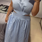 Vestido longo casual novo