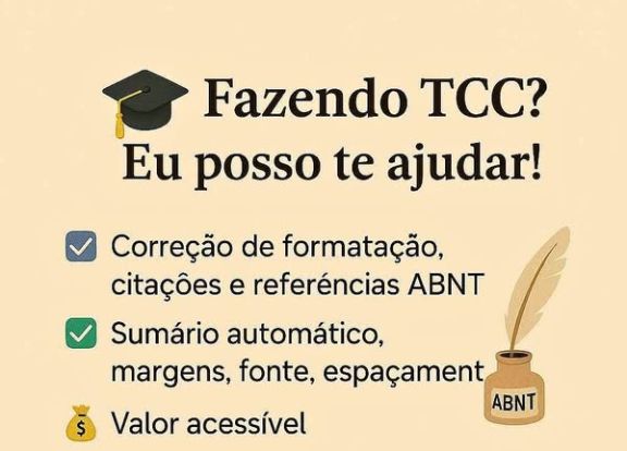 Reviso e corrijo TCC