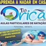 Tia Drica natação