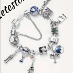 Pulseira pandora, berloques e pega ladrão