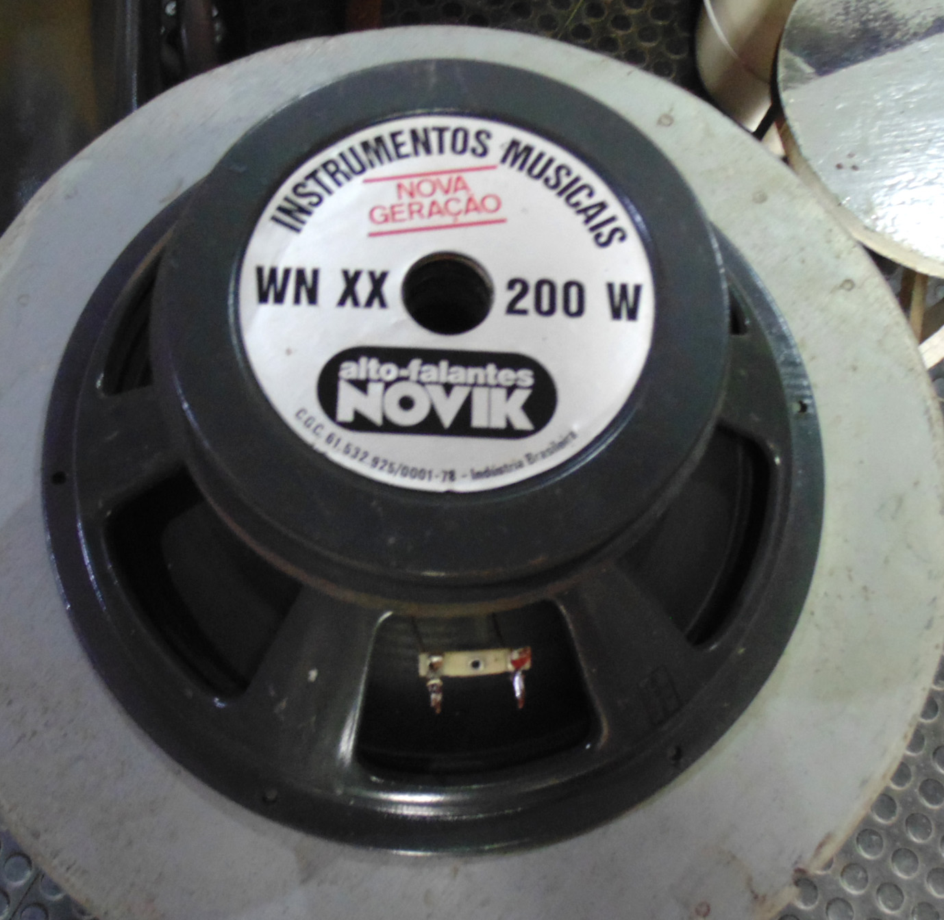 Alto-falante antigo Novik mod. WN-12XX CV. - Cód. 055 - - Imagem 2
