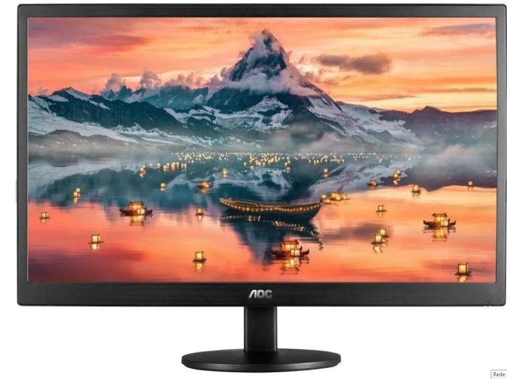 Monitor AOC 18,5′ em uso!